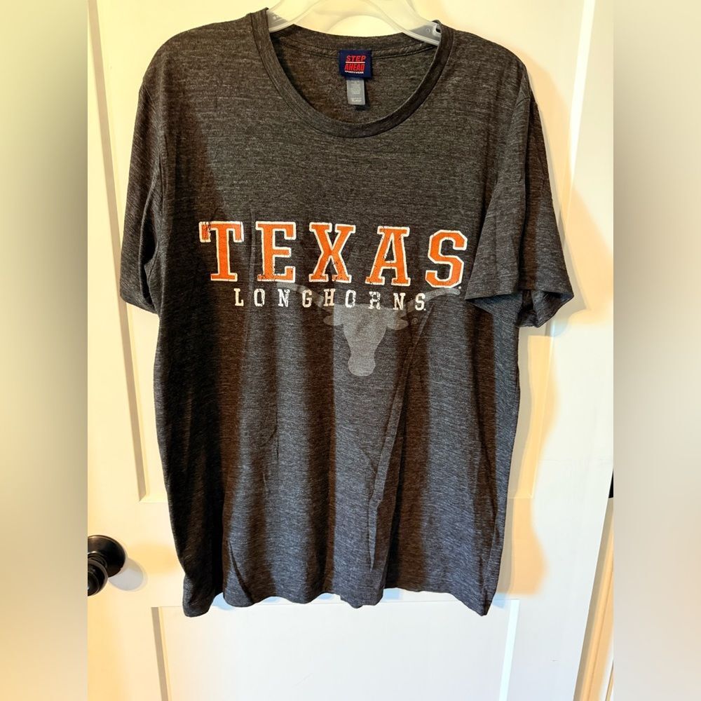 Gray Texas Longhorns Short Sleeve Tee